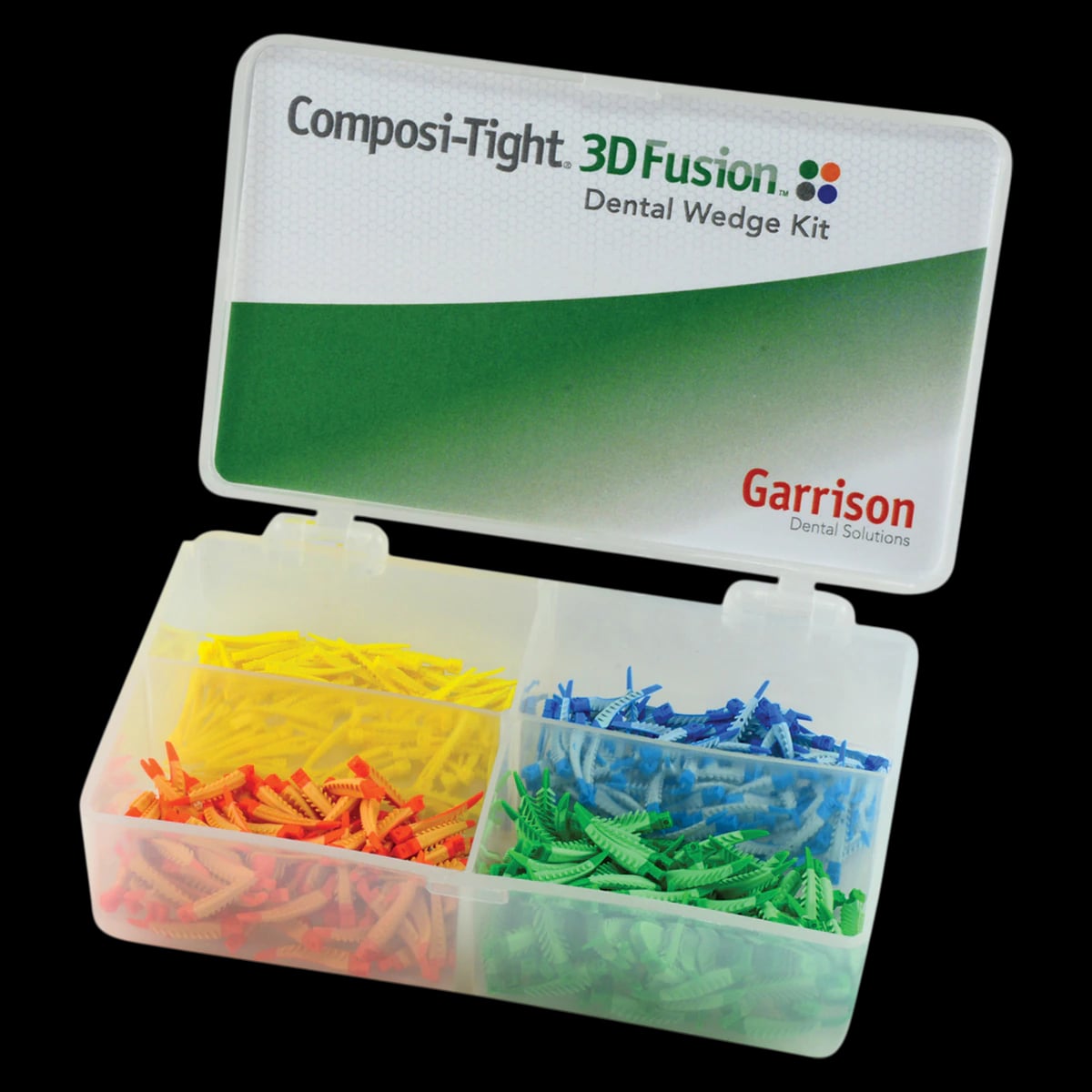 Garrison Composi-Tight 3D Fusion Interproximal Wedge Bulk Kit, Assorted Sizes (XS, S, M, L), 400/Kit, FXK4