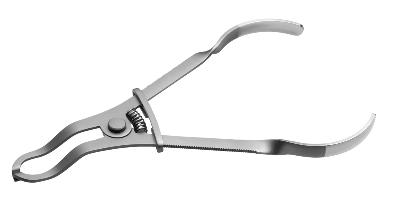 Garrison Dental Solutions Ring Placement Forceps, Silver Ivory Type, MRDF-100