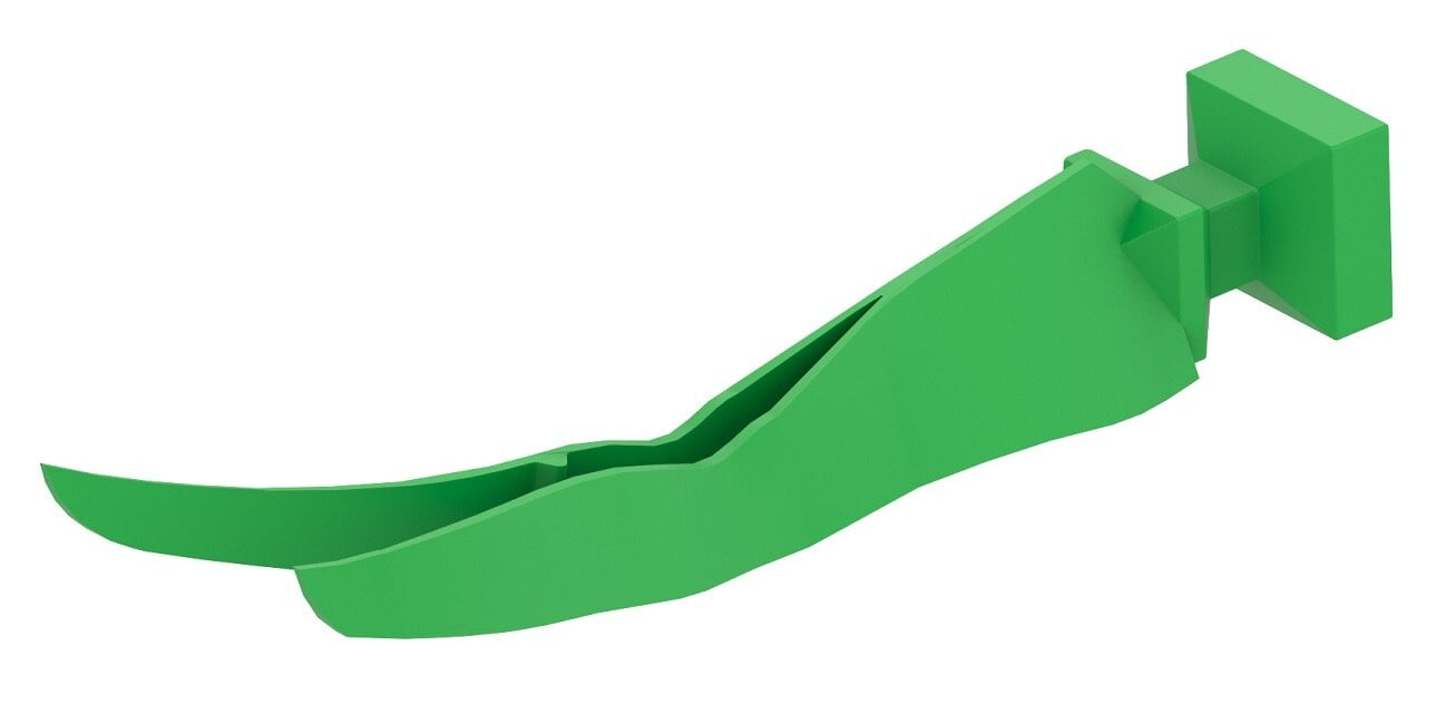 Garrison Quad Wedge Refill, Large (Green), 50/Pack, QGR-M