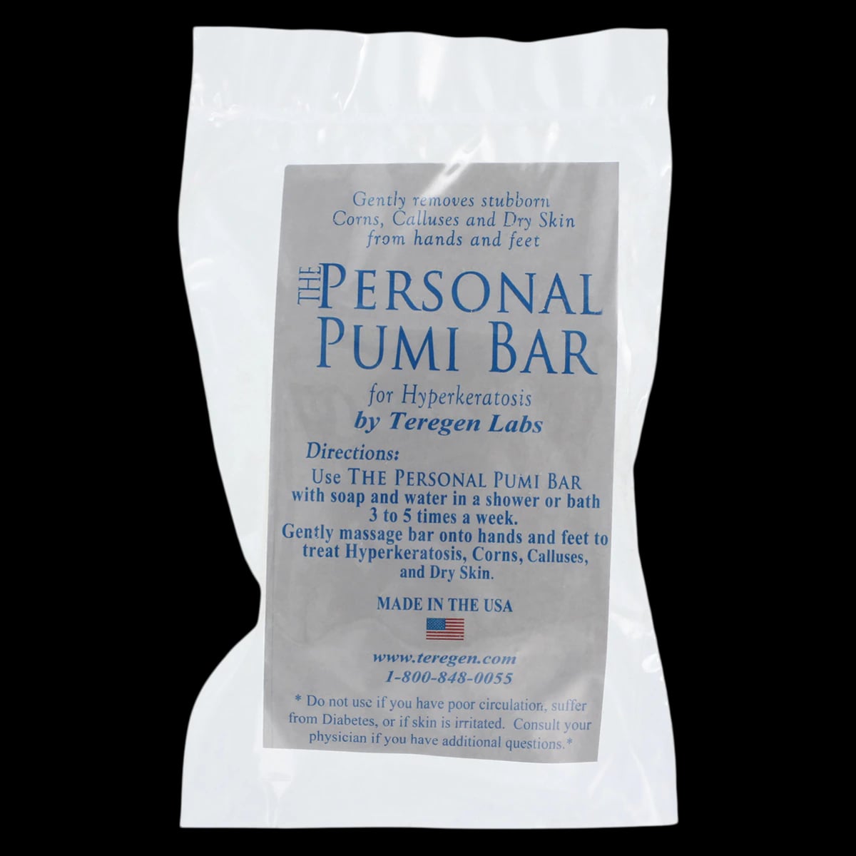 Teregen Labs Personal Pumi Bar Pumice Bar, 1" Size, 50/Box