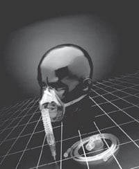 SunMed Venturi System, Adult %-O2 Mask with O2-Lock, 7-Foot Tubing, Case
