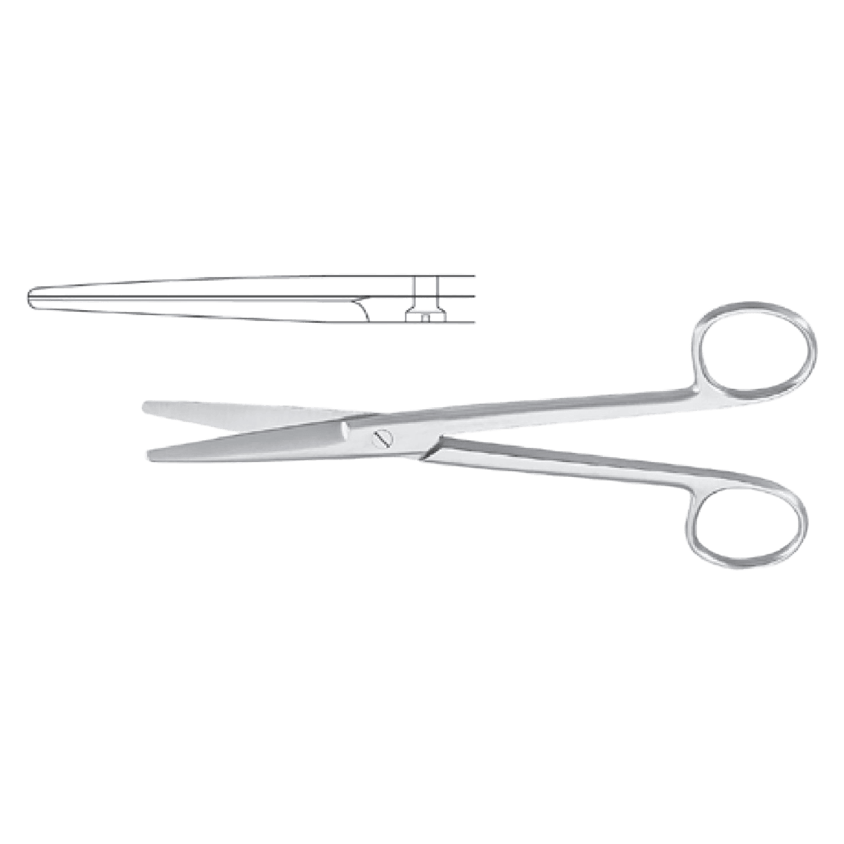 Miltex Meister-Hand Mayo Dissecting Scissors, Straight, 9" Stainless Steel