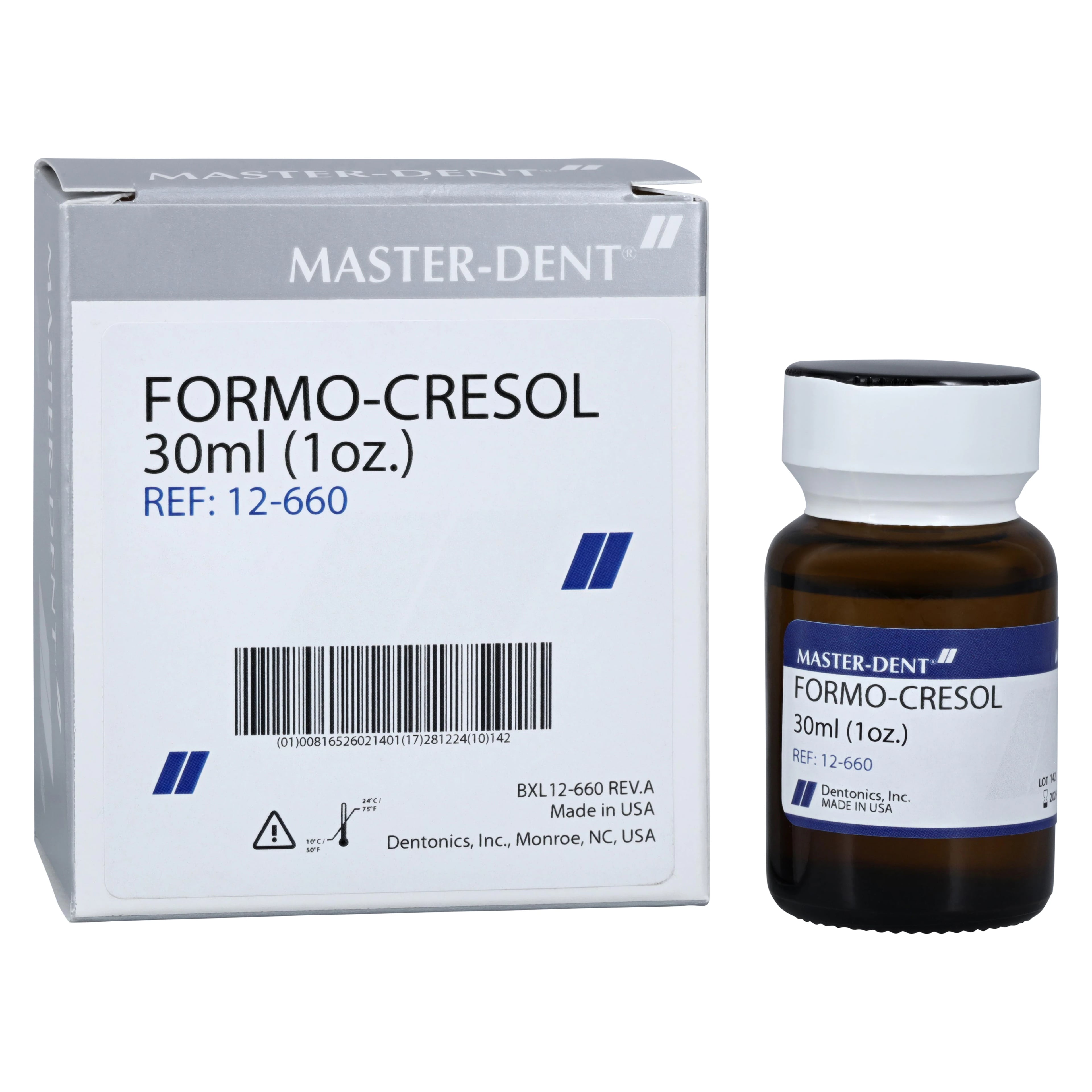 Master-Dent Formo-Cresol, 1 oz (30 mL) Bottle, FC1