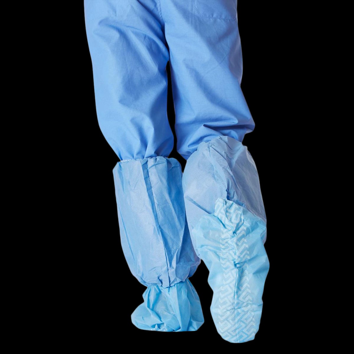 Medline Knee-High Boot Covers, Blue, Regular, 150/Case