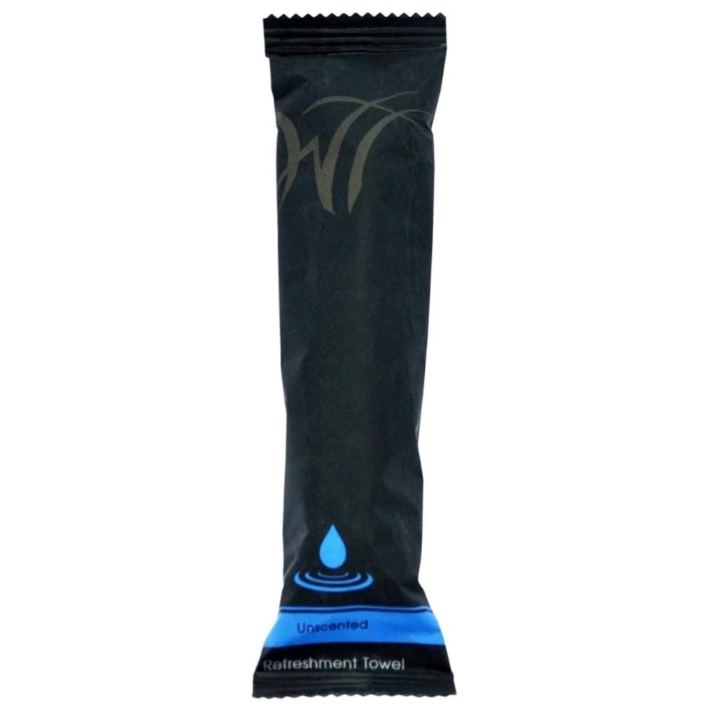 White Towel Services Refreshment Towels, 9" x 9", Unscented, 500/Pkg, R09-UN-500
