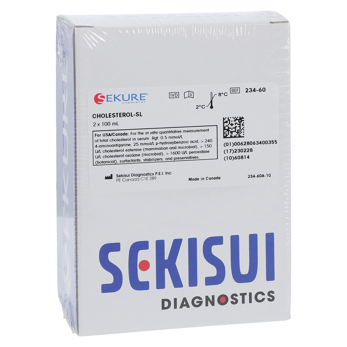 Cholesterol-SL Reagent Kit, 2 x 100 mL