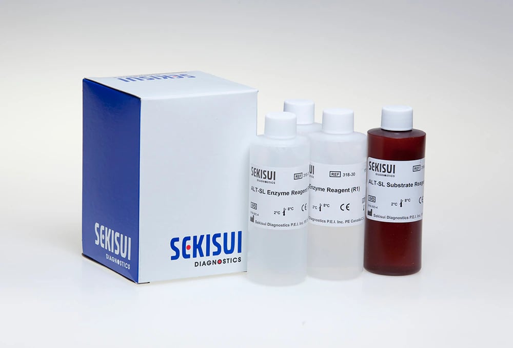 ALT-SL Liquid Reagent Kit, Alanine Aminotransferase, R1: 3x100mL / R2: 1x75mL