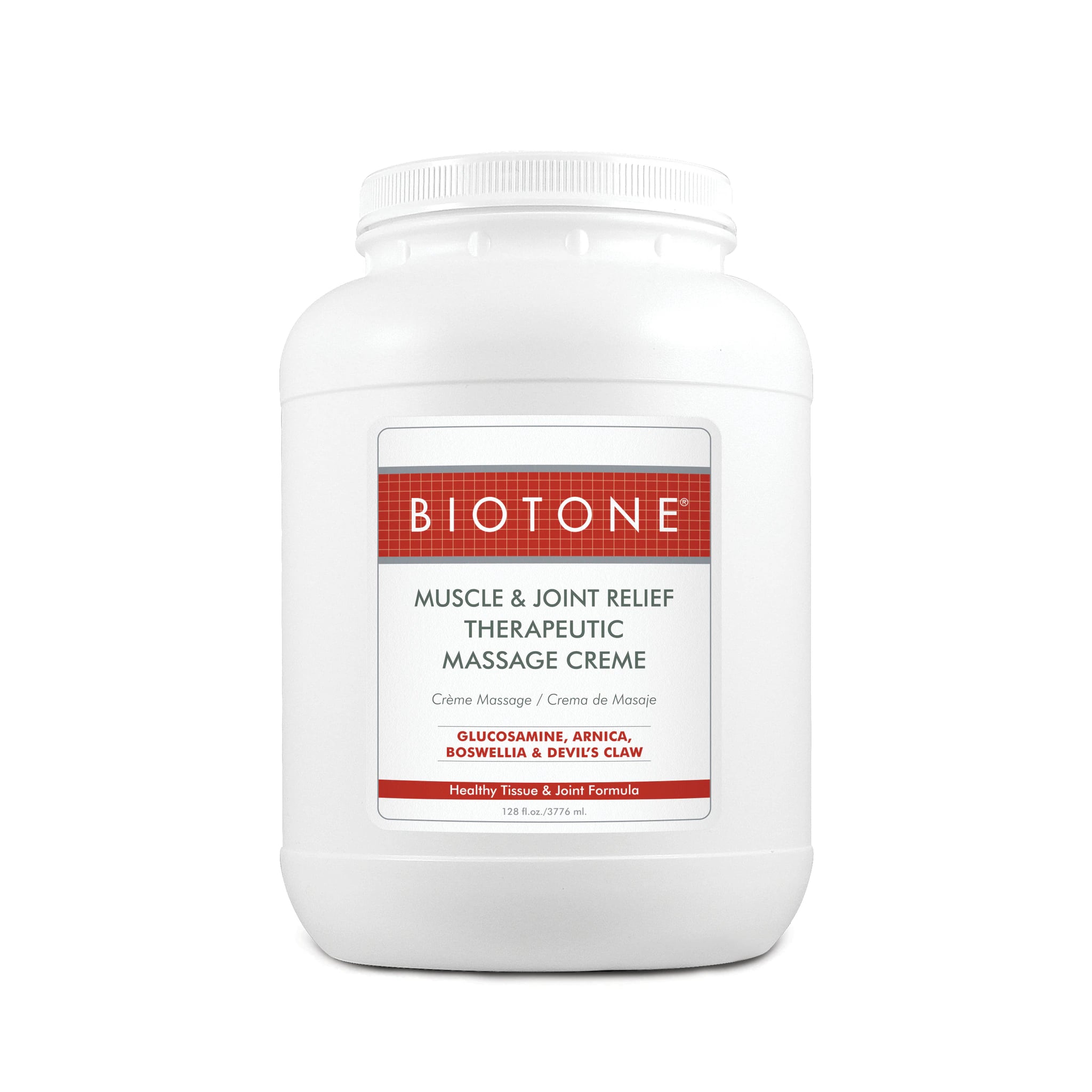 Biotone Muscle & Joint Massage Cream, 1 gal Jar