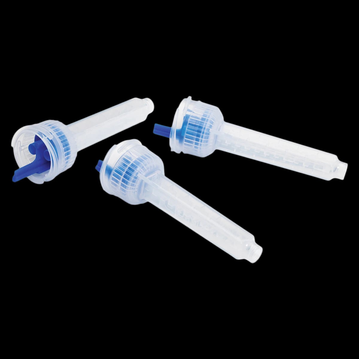 Sultan Genie Blue Mixing Tips, High Viscosity, 6.5 mm, for 50 mL Cartridges, 50/Bag, 0072100FG