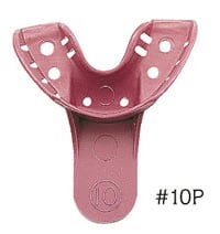 DenTray® II Disposable Impression Tray #10P Lower Anterior Perforated, Pack of 12