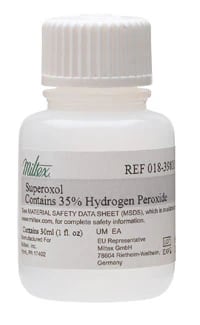 Superoxol In-Office Dental Bleaching Agent, 35% Hydrogen Peroxide, 8 mL Bottles, 4/Pkg, 018-39810