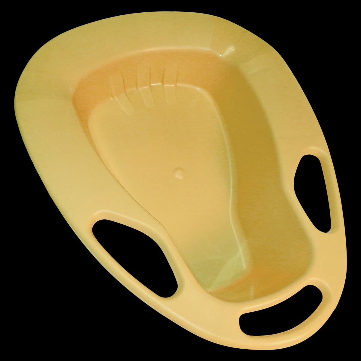 Medegen Commode Bedpan, Gold, 2 qt