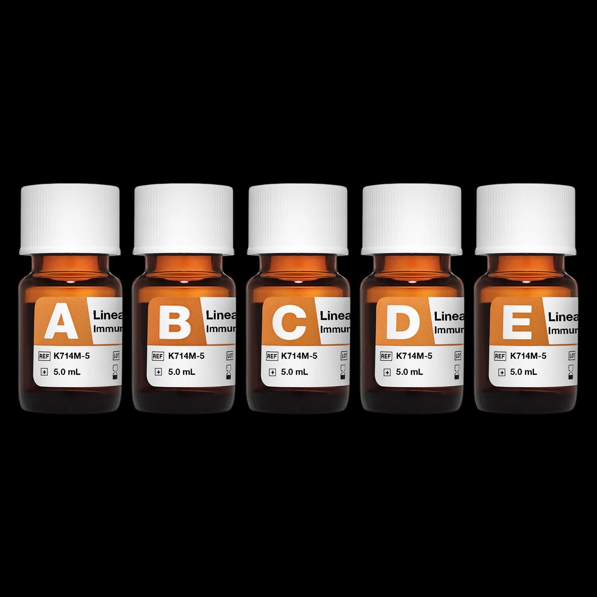 Audit Microcontrols Linearity FD Immunoassay Multi-Analyte 5-Level Linearity Set, Freeze-Dried, 10 x 5 mL