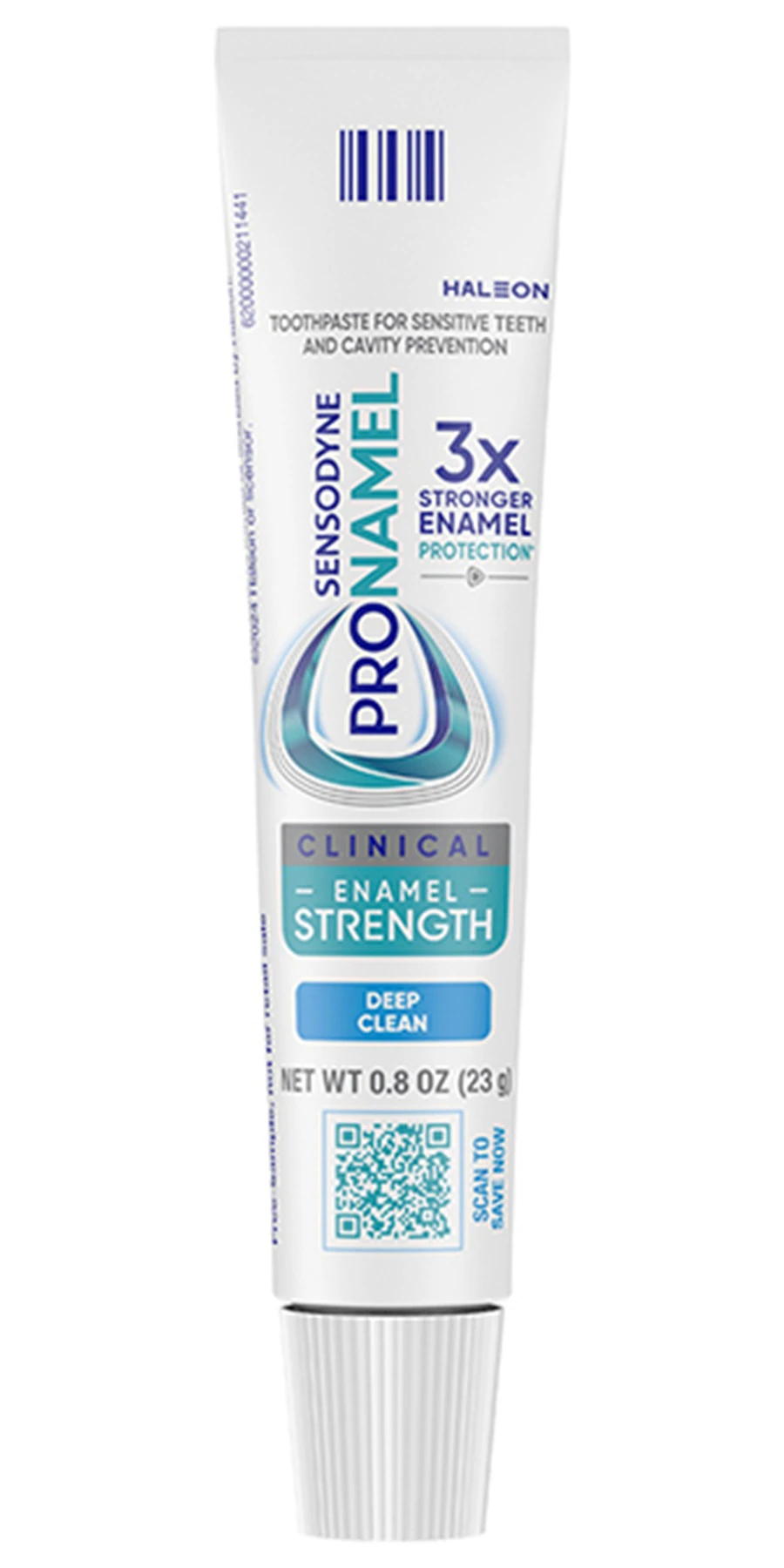 Sensodyne Pronamel Clinical Enamel Strength Deep Clean Toothpaste, 0.8 oz, Fresh Mint, 50/Case