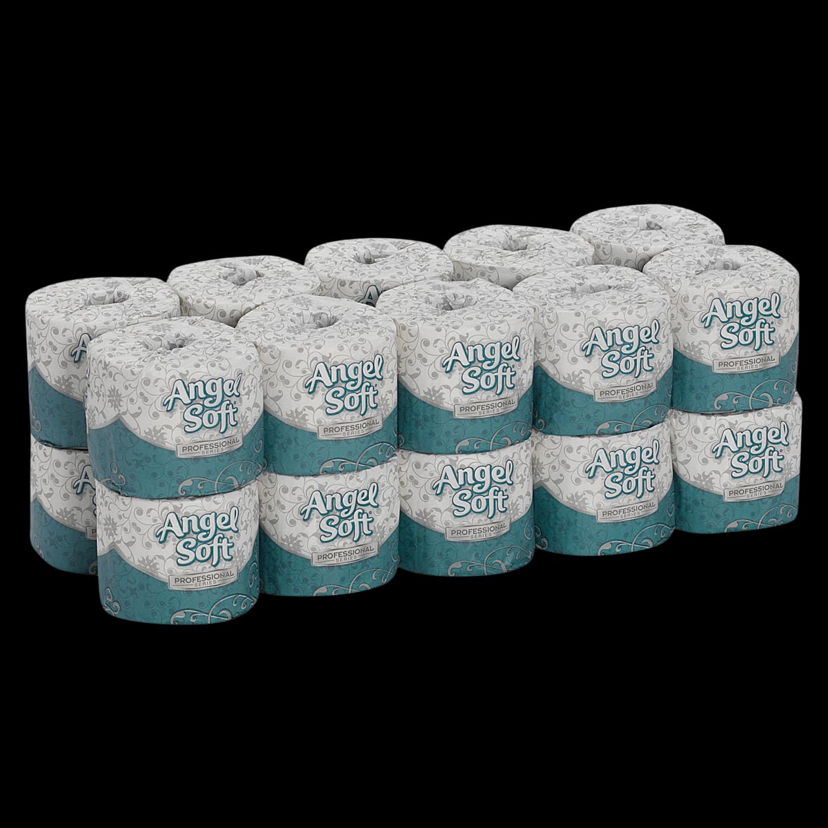 Georgia-Pacific Angel Soft PS Premium Embossed Bathroom Tissue, 2-Ply, White, 4" x 4.05", 450 Sheets/Roll, 20 Rolls/Case
