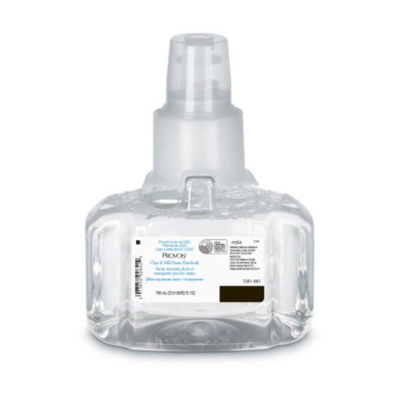 PROVON Clear & Mild Foam Handwash Refill, 700 mL, Fragrance Free, Dye Free, for LTX-7 Dispenser, 1/Pk