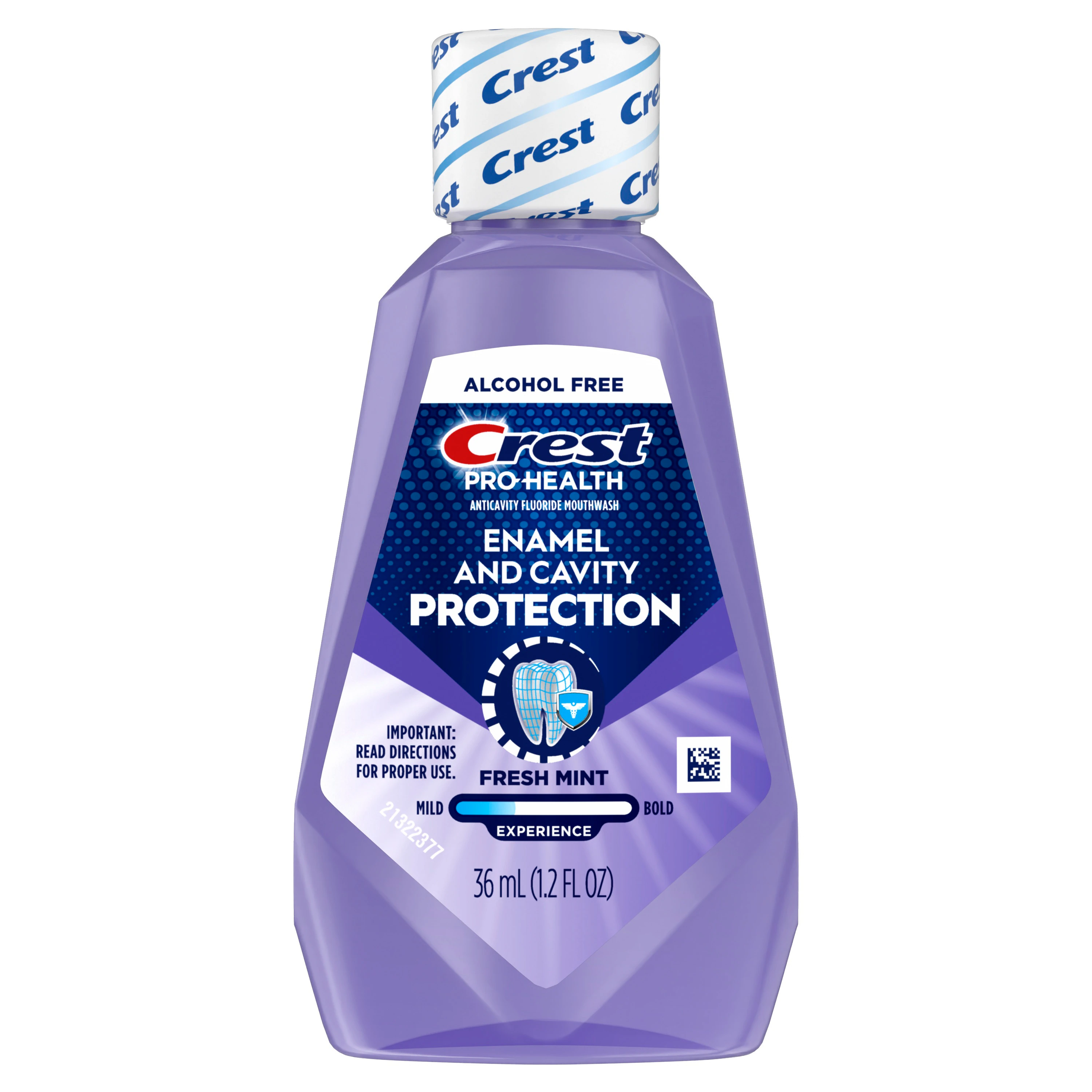 Crest PRO-HEALTH Advanced with Enamel Care Rinse, Fresh Mint, Alcohol Free, 36 mL Bottle, 48/Case
