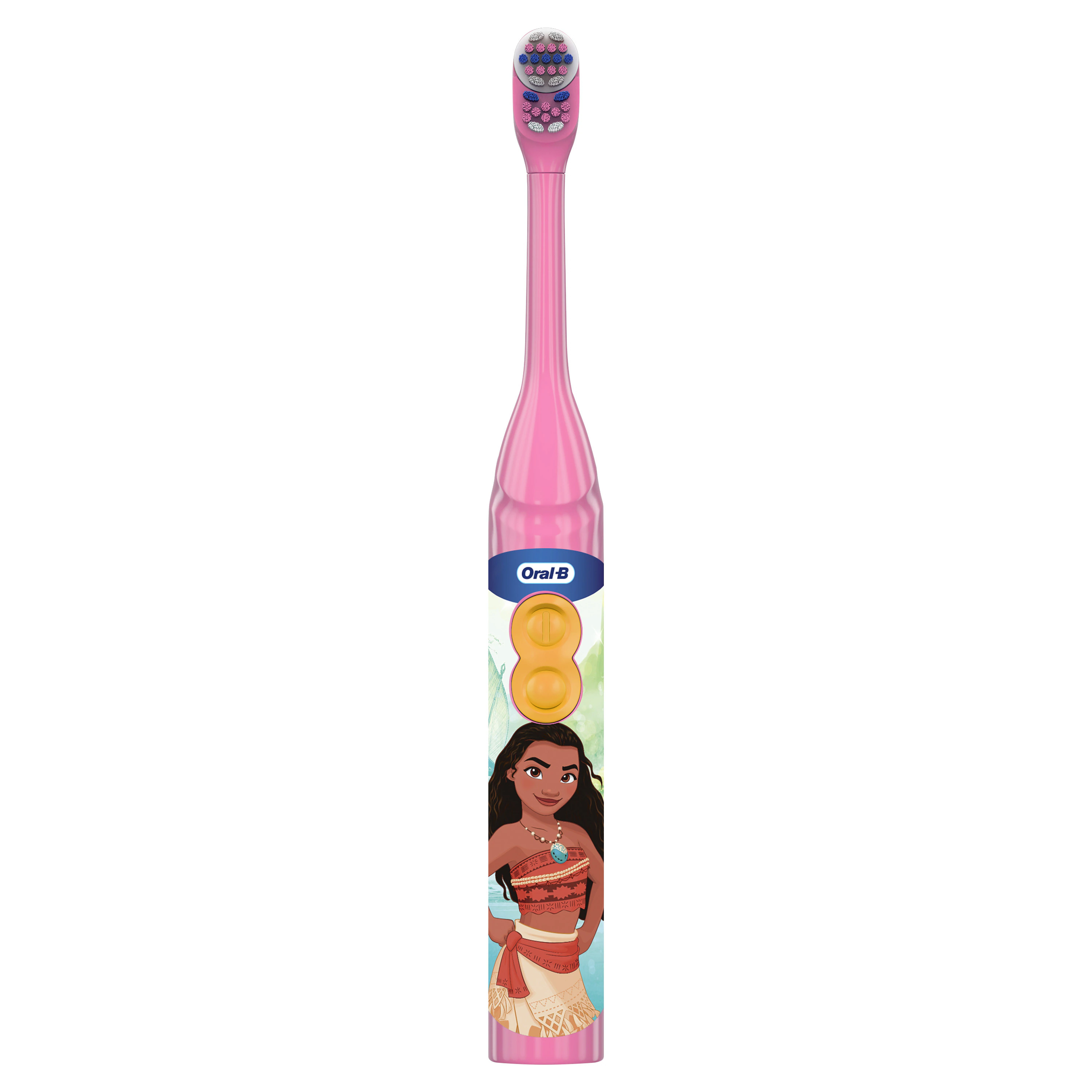 Oral-B Kids 3+ Battery Toothbrush, Disney Princess/Moana/Spiderman Character Design, 1/Pkg