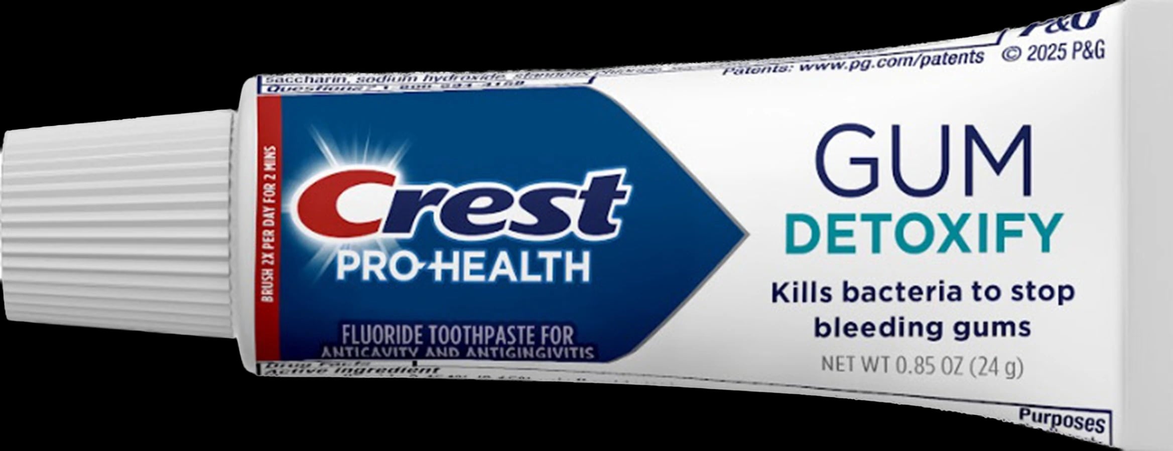 Crest PRO-HEALTH Gum Detoxify Toothpaste, Deep Clean Mint, 0.85 oz Tube, 72/Case (SKU 80742357/80841998)