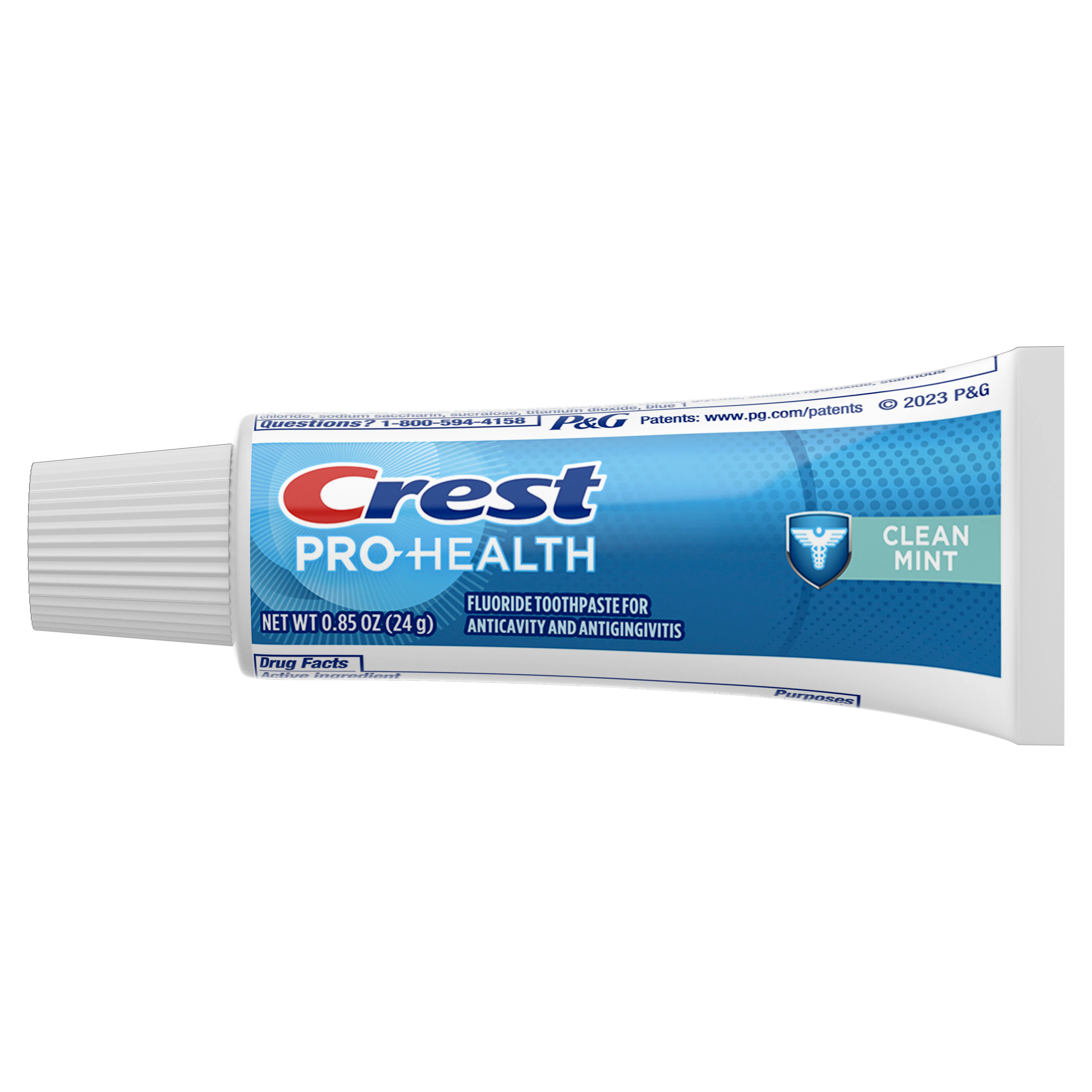 Crest Pro-Health Clean Mint Toothpaste, 0.85 oz Trial Size Tube, 72/Case, 80742356/80841995
