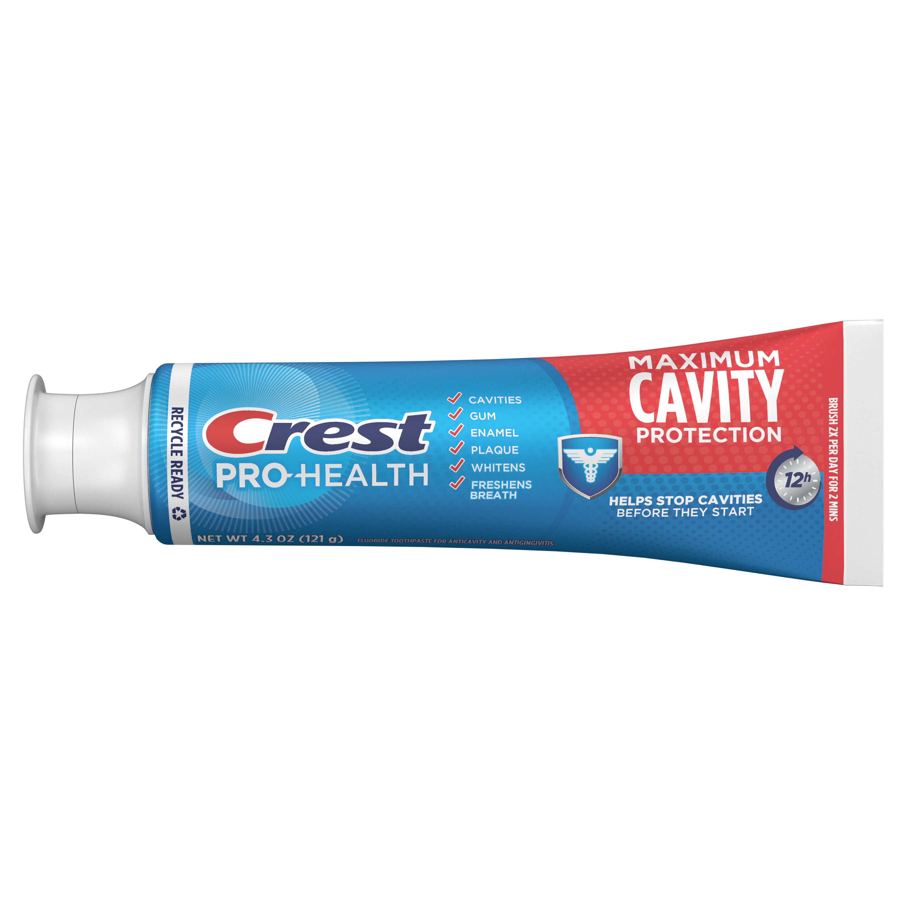 Crest Pro-Health Maximum Cavity Protection Toothpaste, Clean Mint, 4.3 oz Tube, 24/Case