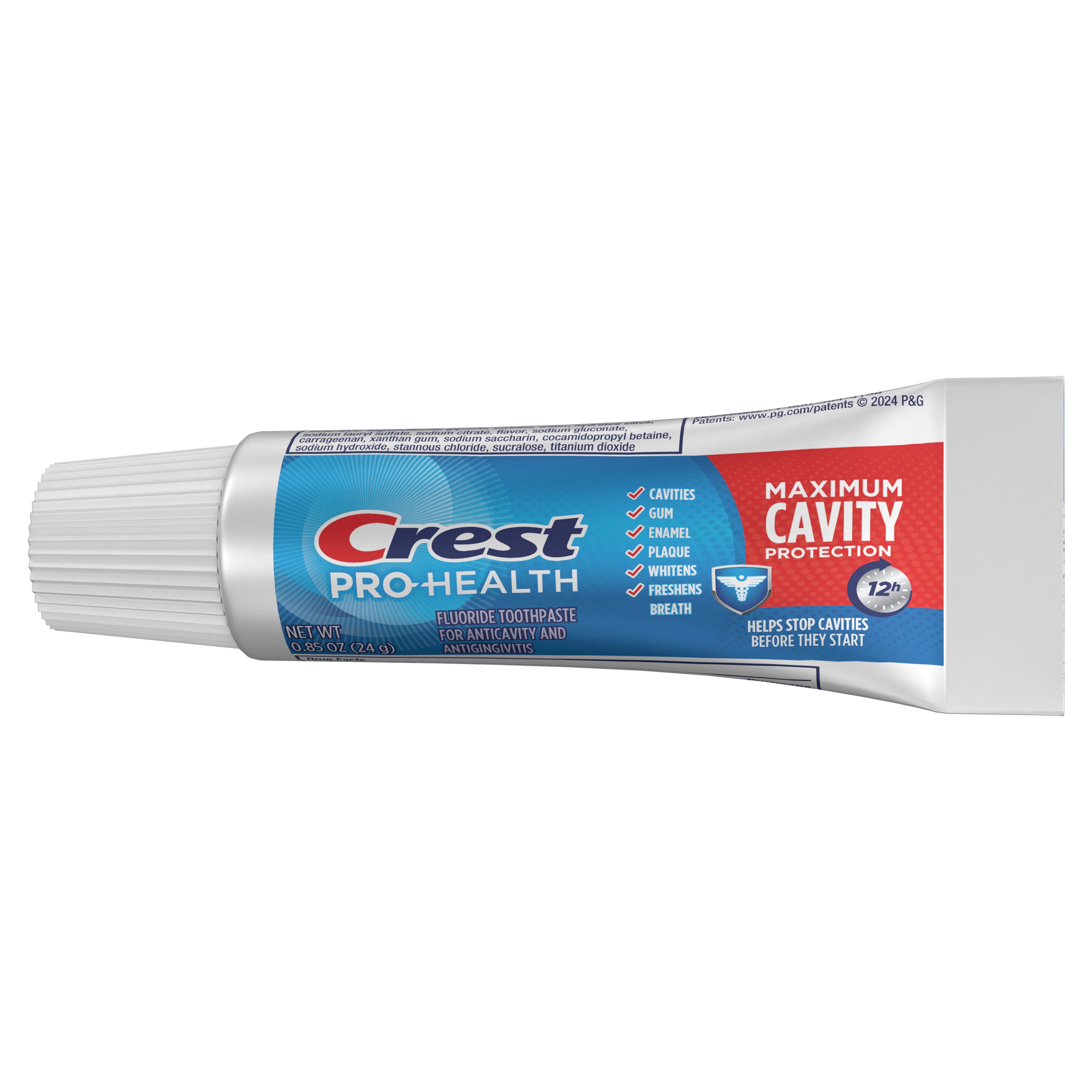 Crest Pro-Health Maximum Cavity Protection Toothpaste, 0.85 oz Tube, 72/Case, 80768504