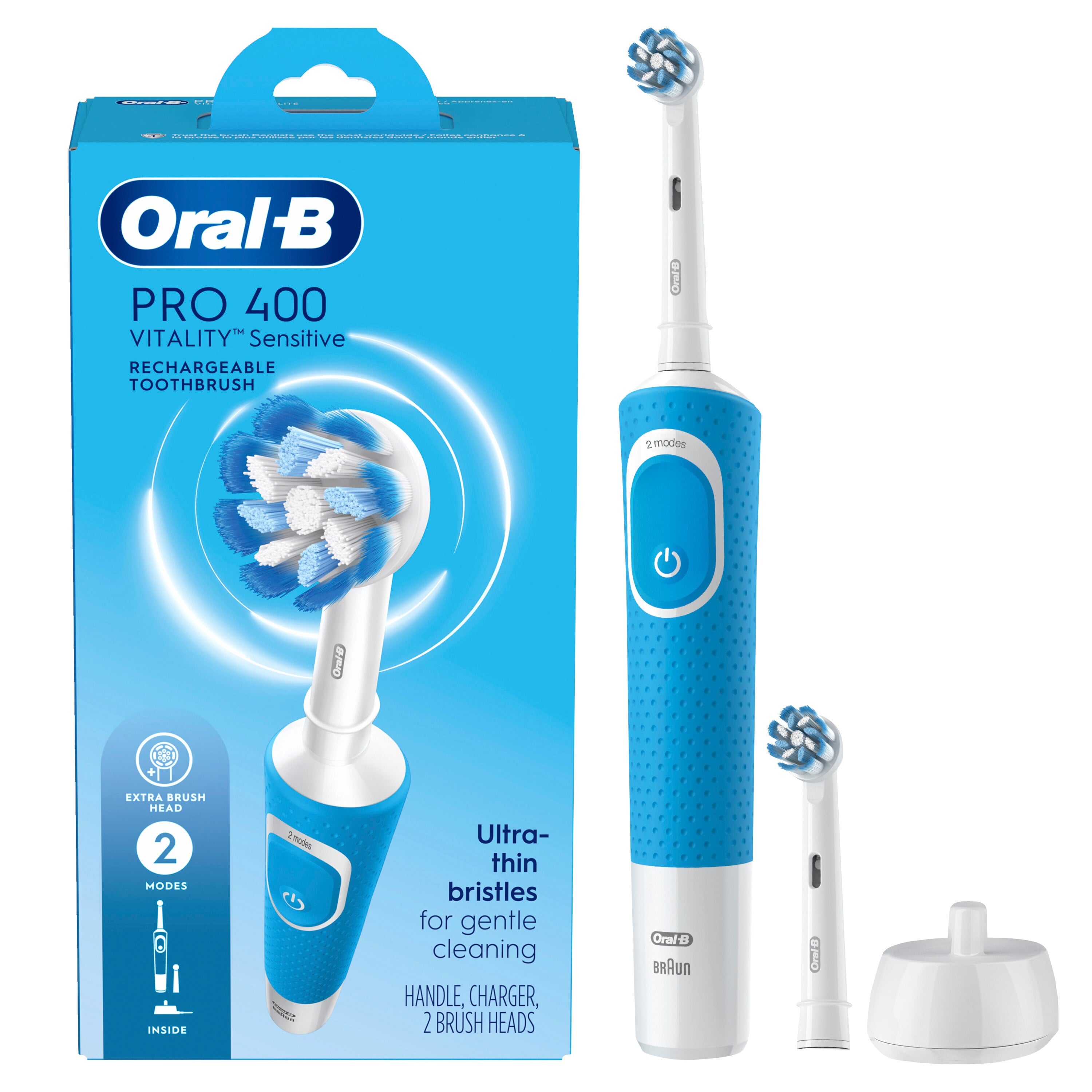 Oral-B Vitality Pro 400 Sensitive Rechargeable Electric Toothbrush Kit, 80818655