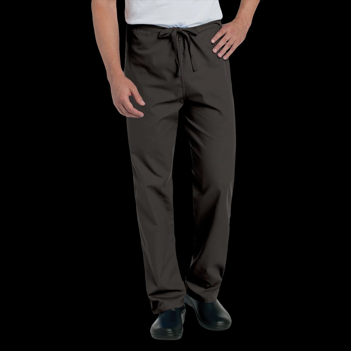 Landau Scrub Pant Reversible Unisex, Black, Large, 65% Polyester/35% Cotton, 7602