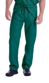 Landau 7602 Reversible Unisex Scrub Pant, Hunter, X-Small, 65% Polyester / 35% Cotton