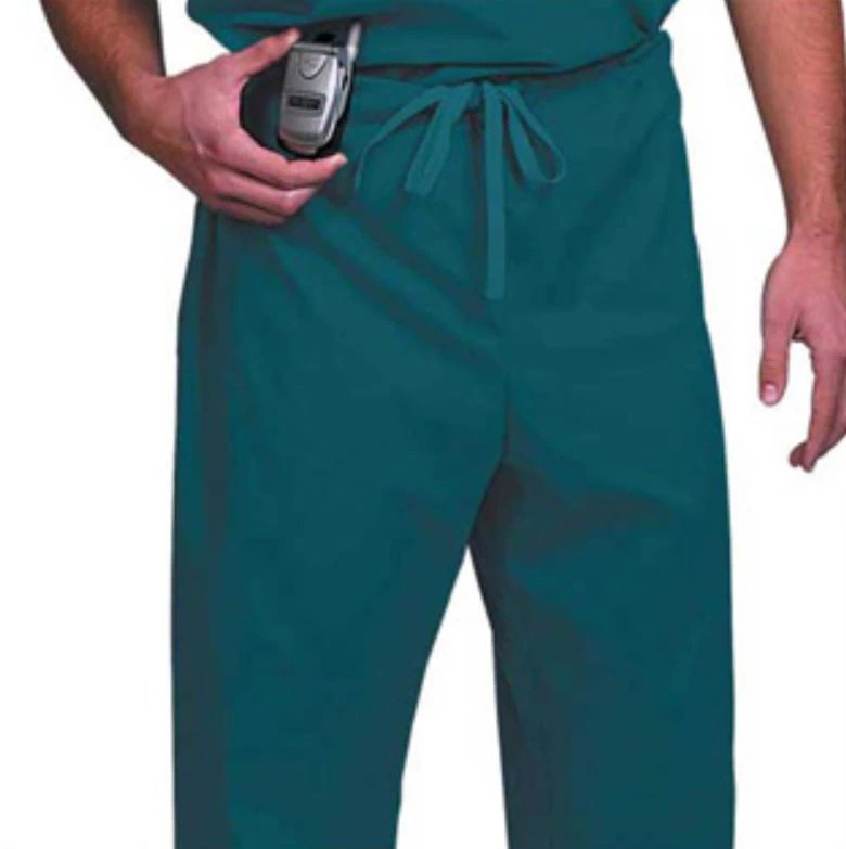 Fashion Seal Healthcare® Unisex Fashion Scrub Pants, 65/35 Fashion Poplin®, Dark Teal, Small, Drawstring, 1/Pkg, 78834