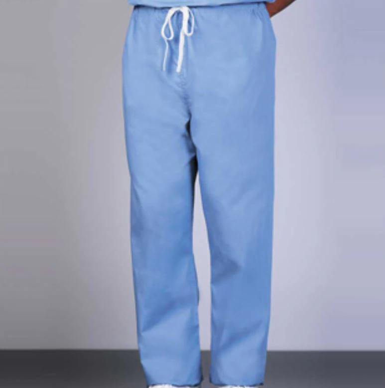 Fashion Seal Reversible 50/50 Scrub Pant, Small, Ceil Blue, Drawstring, 1 Pocket, Style 899
