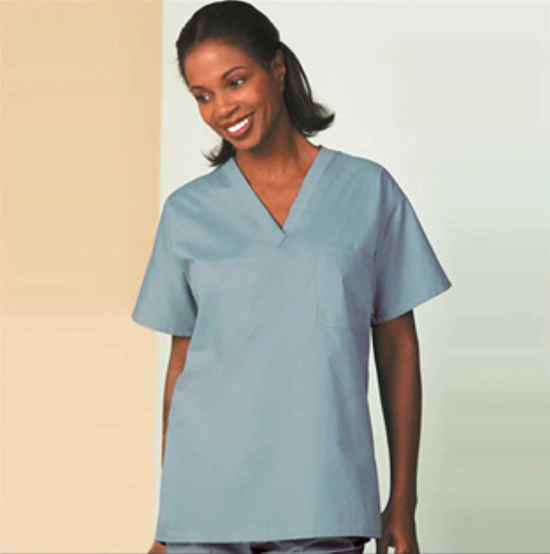 Fashion Seal Reversible Scrub Shirt, Unisex, Misty Green, 2X Large, 55% Cotton/45% Polyester, Style 6795