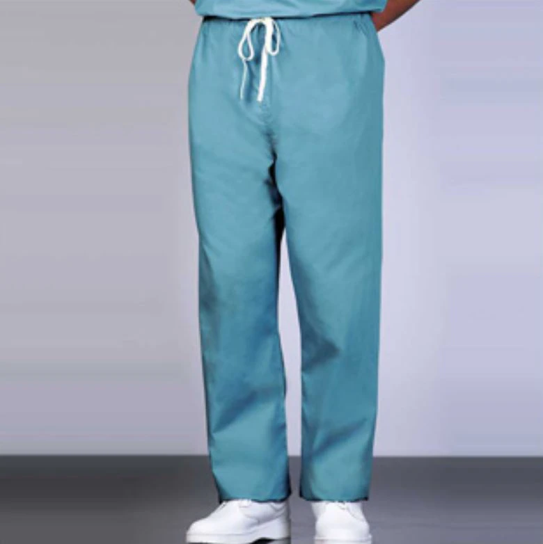 Fashion Seal Reversible Scrub Pant, 50/50 Cotton/Polyester, Medium, Teal, 7870
