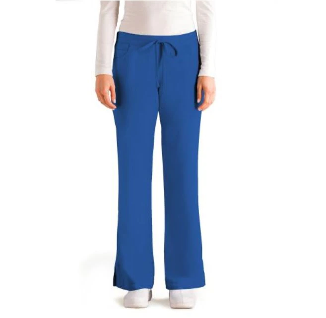 Grey's Anatomy Scrub Pant, 5 Pocket, Tie-Front, Women's, X-Large, Royal Blue, 77% Polyester/23% Rayon, 4232