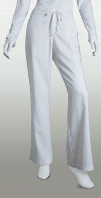 Grey's Anatomy Scrub Pant, 5-Pocket Tie-Front, Women's, White, X-Small, 4232
