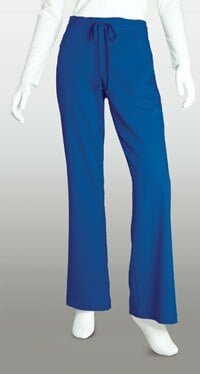 Grey's Anatomy Scrub Pant, 5-Pocket, Tie-Front, Petite, Royal Blue, Women's, X-Small, 4232