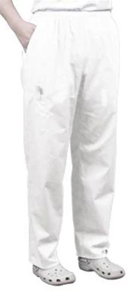 Fashion Seal Ultimate Scrub Pants, Unisex, White, X-Small, 65% Polyester/35% Cotton, 7439
