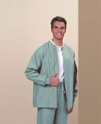 Fashion Seal Warm-Up Jacket, Unisex, 2-Pocket, Sage, Medium, Each