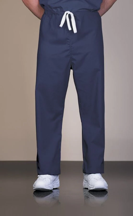 Fashion Seal Scrub Pants, X-Long, Navy, Unisex, 1 Pocket, Drawstring, 55% Cotton/45% Polyester