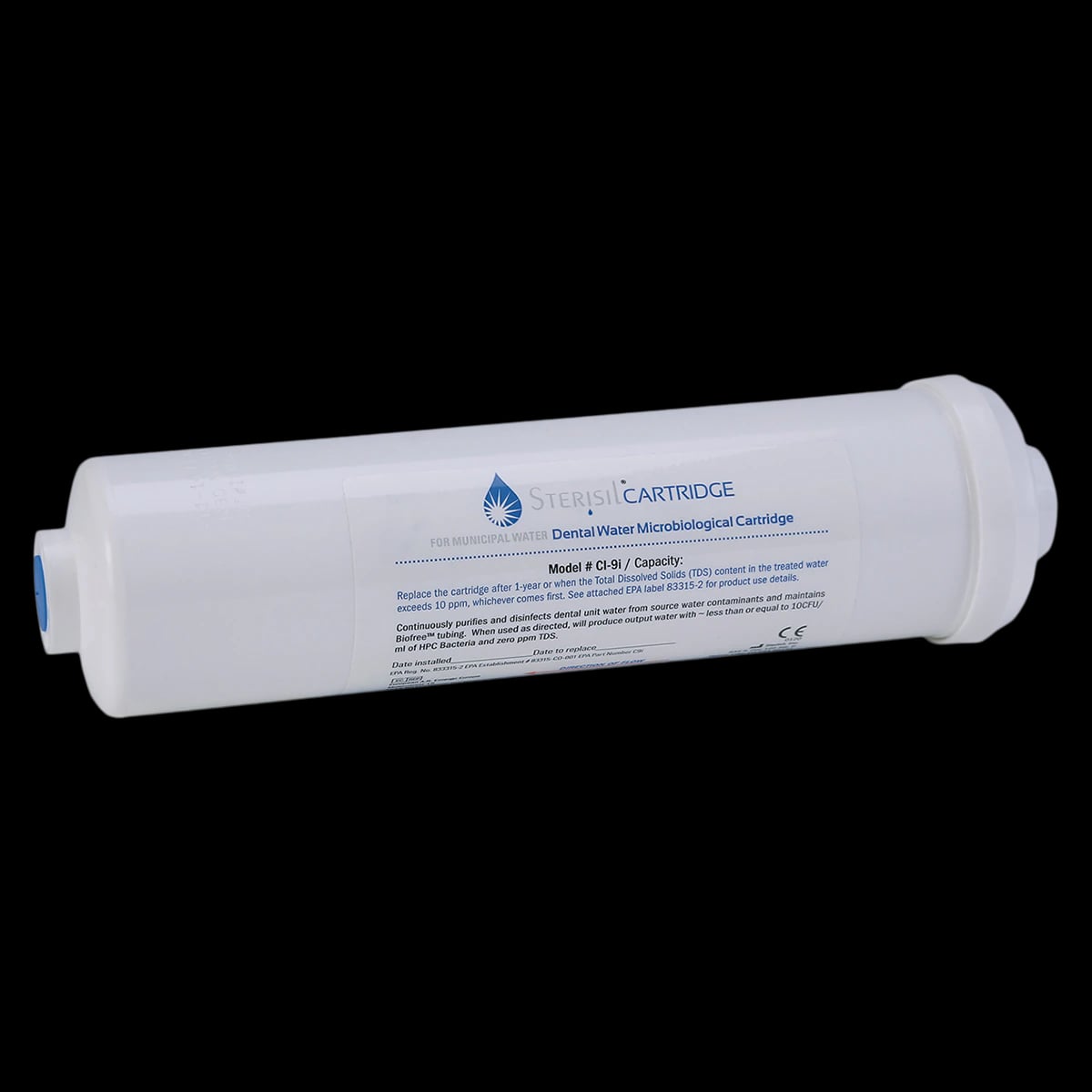 Sterisil® Inline Cartridge CI-9i, 10-1/8" L x 2.5" D, Each