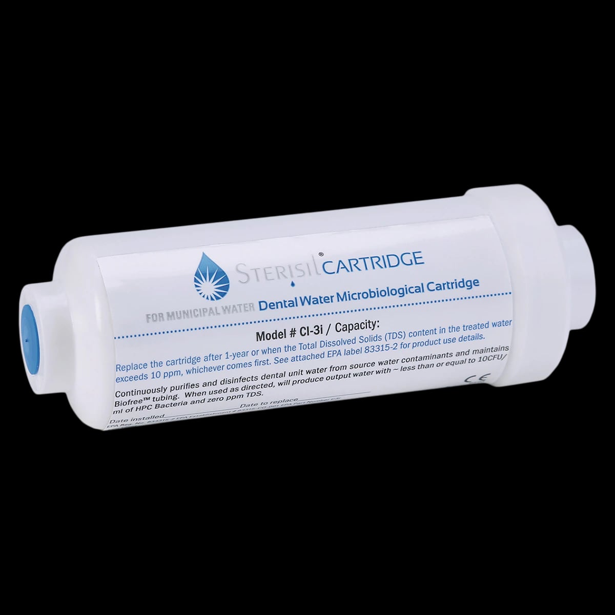 Sterisil Inline Cartridge 3i (CI-3i), 6-1/16" L x 2" D, 1 Each