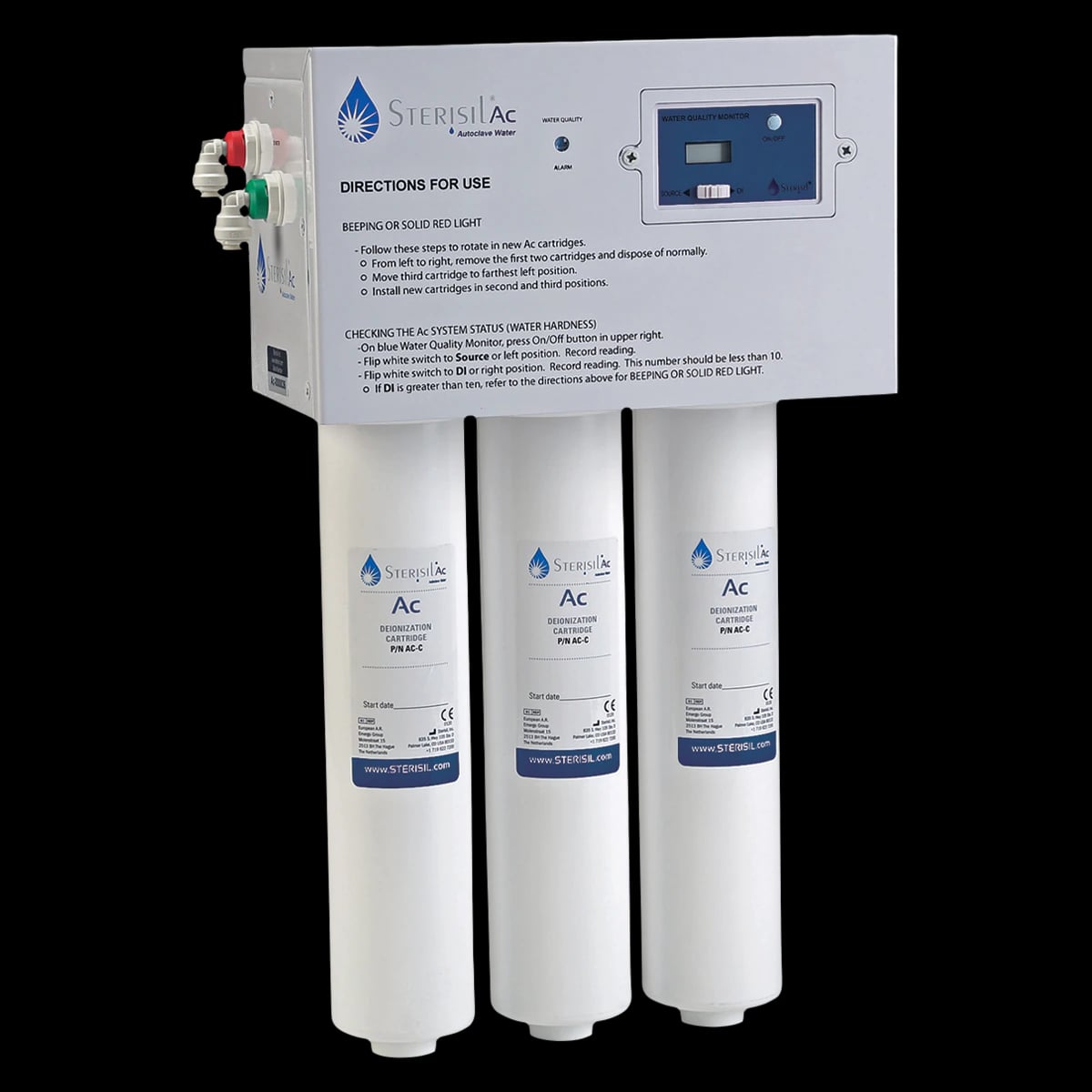 Sterisil AC+ System Water Distiller, 50 GPD, Under-Sink or Wall Mount