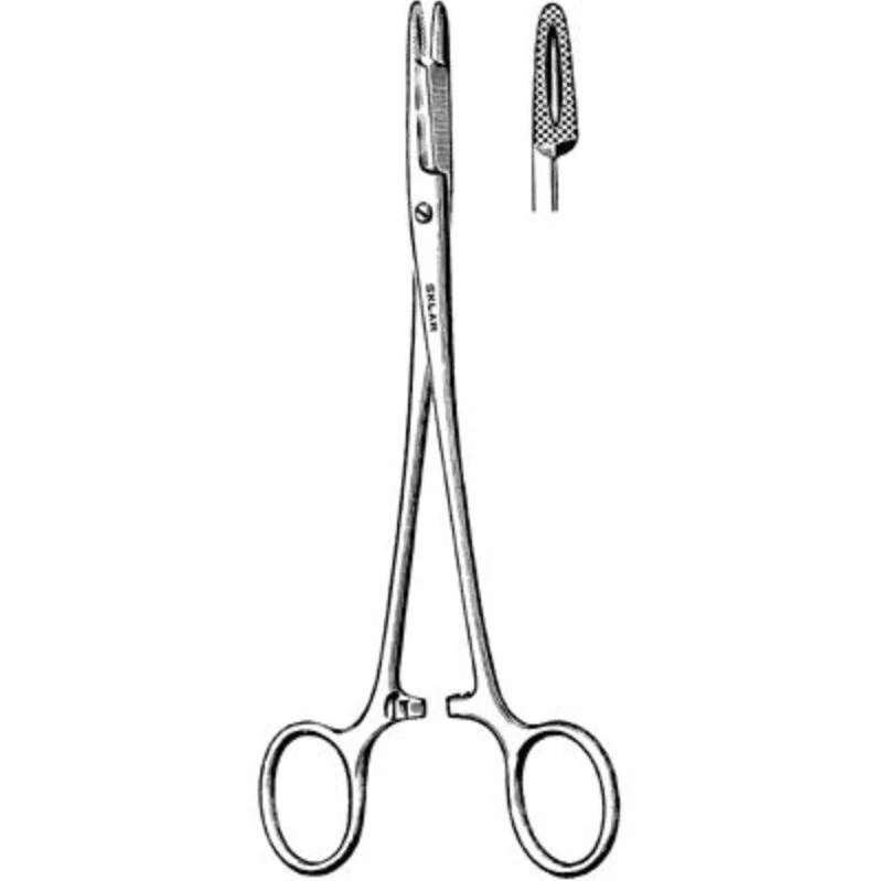 Sklar Olsen-Hegar Needle Holder, Serrated Jaw, 5-1/2"