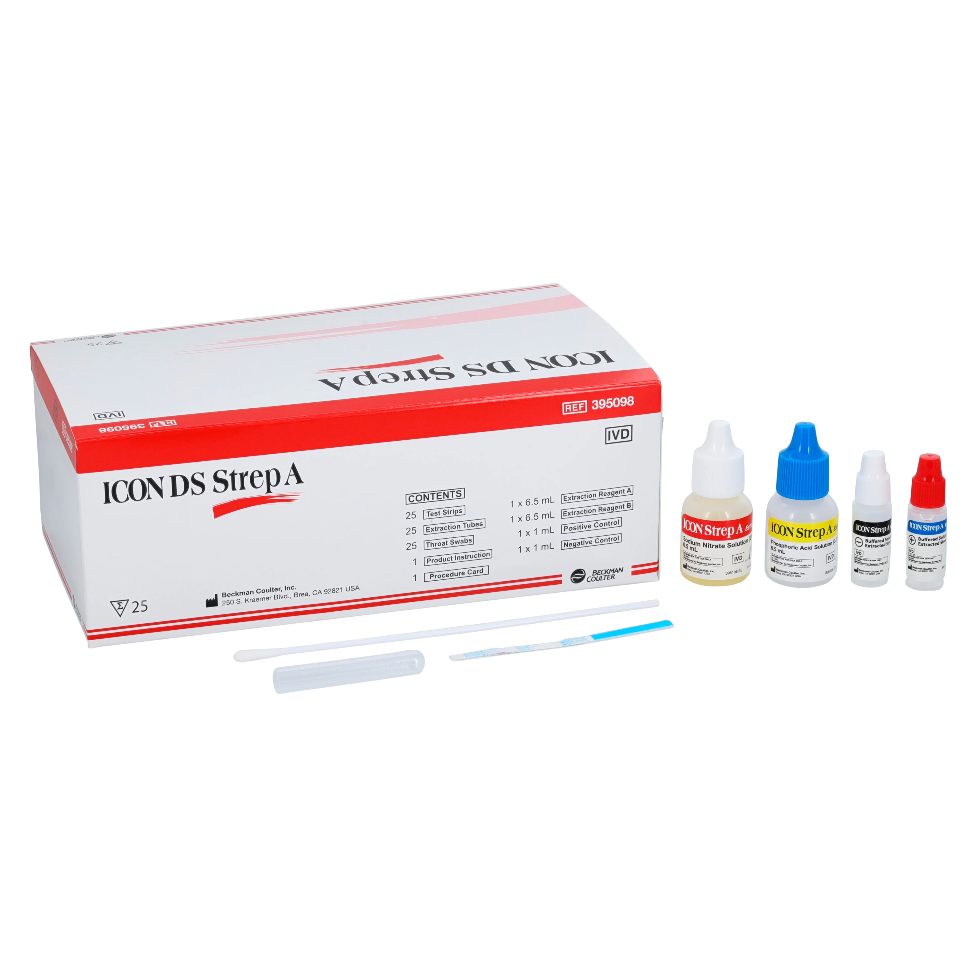 Icon DS Strep A Test Kit, CLIA Waived, 25 Tests/Box