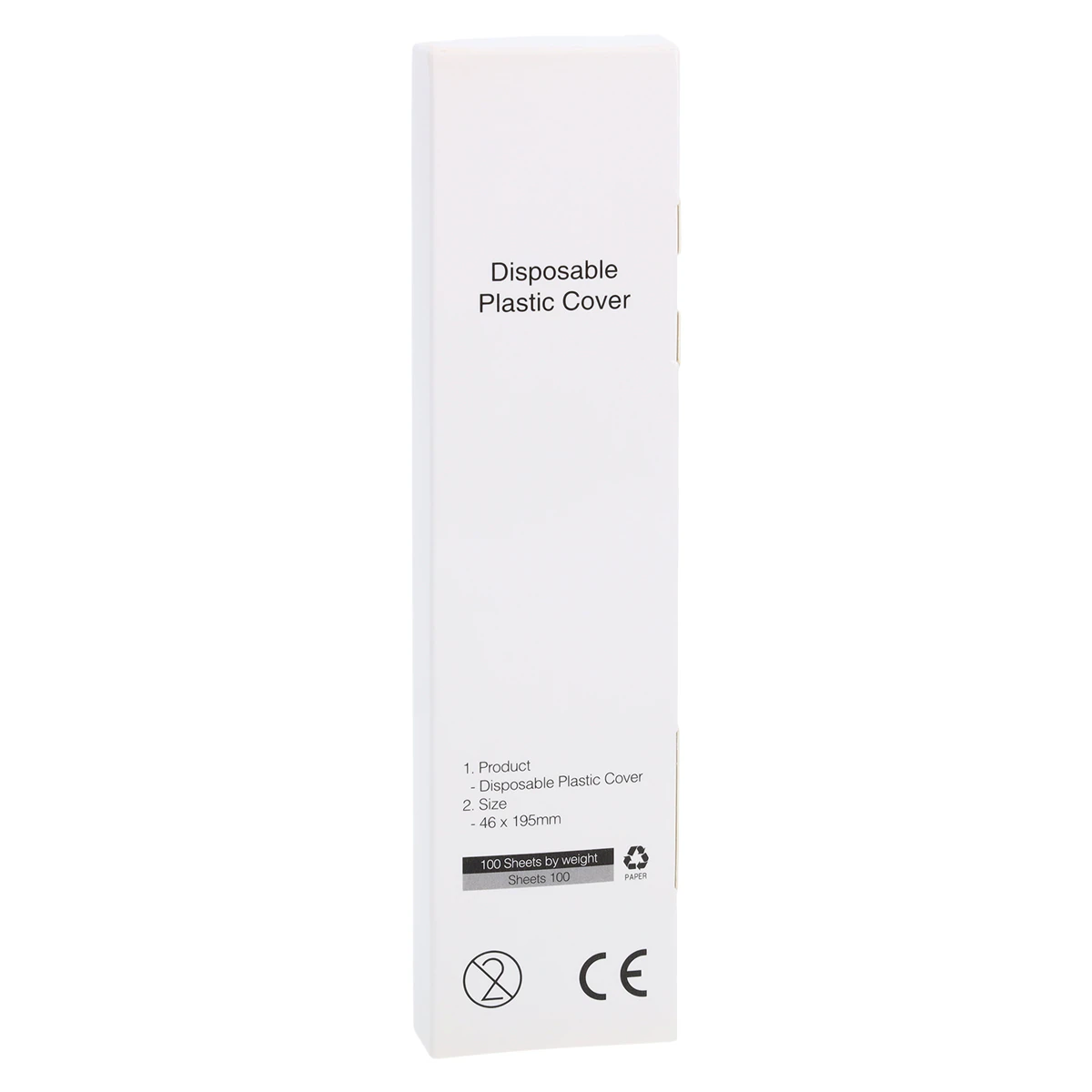 GC America The Light Disposable Barrier Covers, Long, 100/Pkg, 46mm x 195mm, Ref 402403