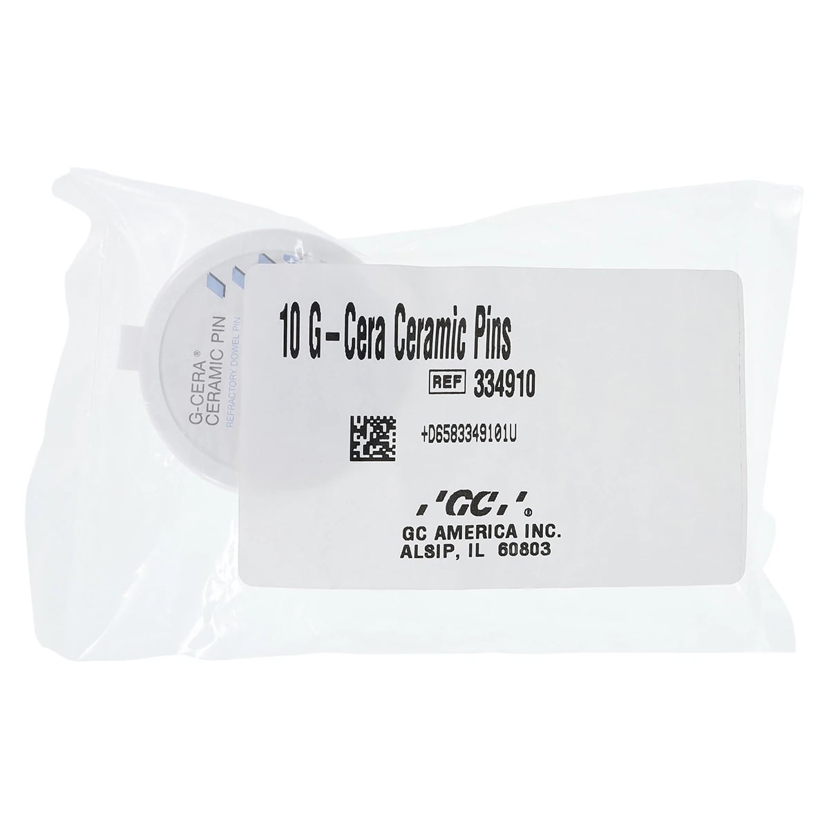 GC America G-Cera Ceramic Refractory Dowel Pins, Box of 10
