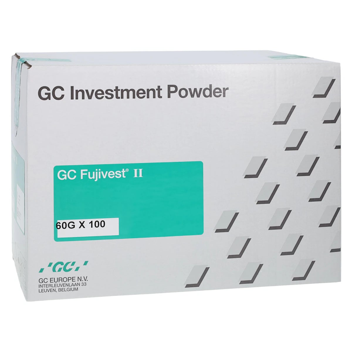 GC America Fujivest II Phosphate-Bonded Investment Powder, 60g Pouches, 100/Pk (800016)