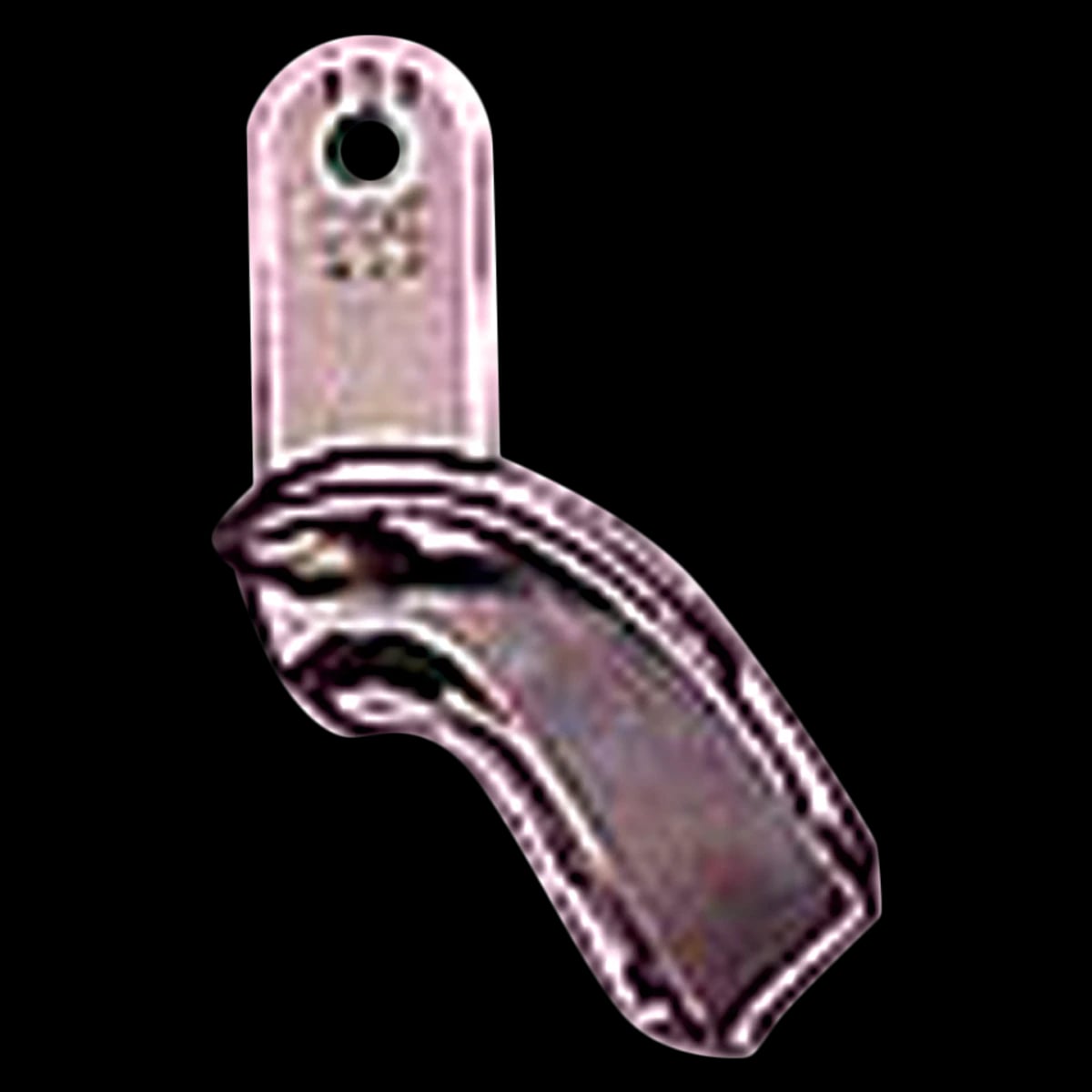 GC America COE #131 Upper Right/Lower Left Partial Nickel-Plated Solid Impression Tray, 1-3/4" W x 2-7/16" L x 3/4" D
