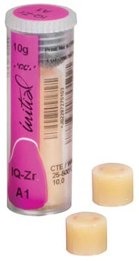 GC Initial IQ/Effect Ingot Zircon, Shade C2, 2 g, 5/Pkg, 872706