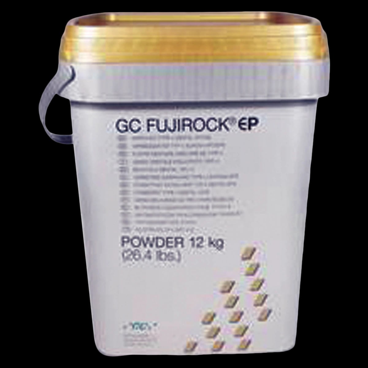 GC Fujirock EP Type IV Dental Die Stone, Golden Brown, 12 kg (26 lb) Pail
